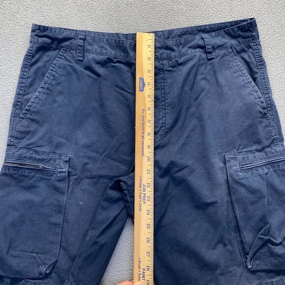 Nike Cargo Shorts Mens  Blue  Short Hiking Outdoors Size 36‎ - Picture 4 of 9